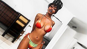 Big Tits Ebony Teen Rough Face Fucked Pussy Pounded By Big White Cock