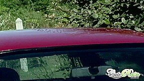 Car washing and swimming pool lesbian teen action outdoors