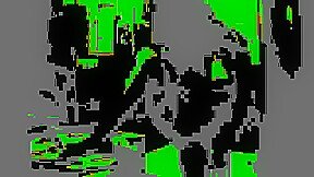 Emo Emily Rubbing shower on her pussy