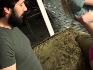 Fatty girl who loves big cocks warms up for a hardcore sex