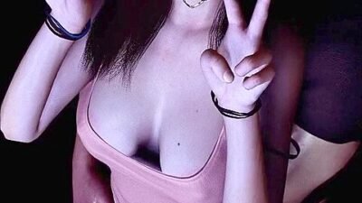 Sexy Asian Girl Victory Standing Fuck