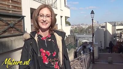 French School Teacher Beatrice Secretly Likes Taking A Large Shlong Up Her Booty